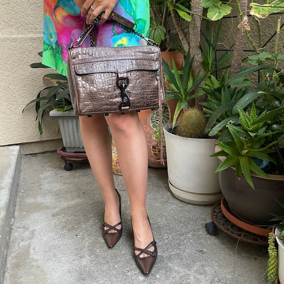 Prada vintage brown leather heels in dust bag - Picture 6 of 15